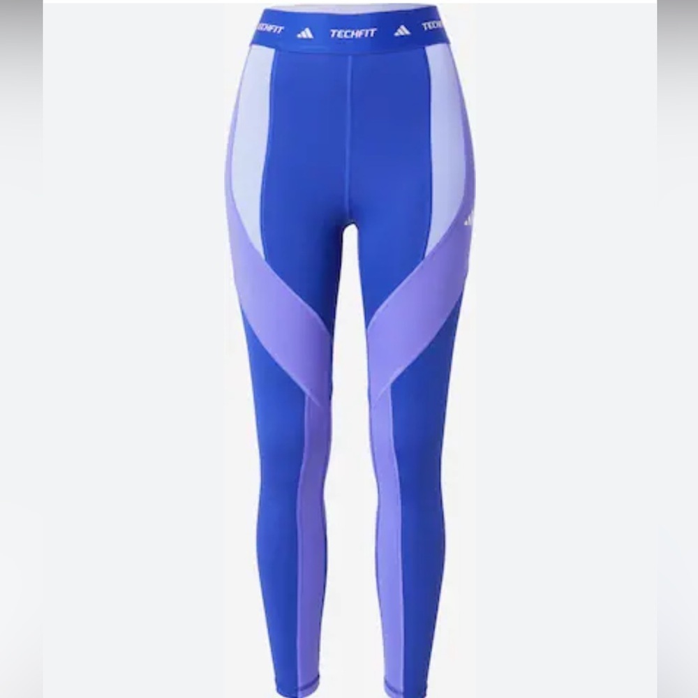 Adidas Activewear Colorblock Leggings Women Size Large - Picture 1 of 5